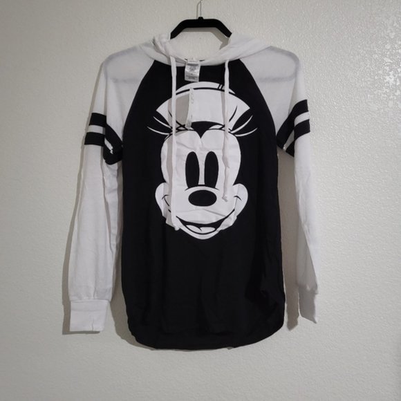 Disney Black and White Mickey Mouse Hoodie - Picture 3 of 4